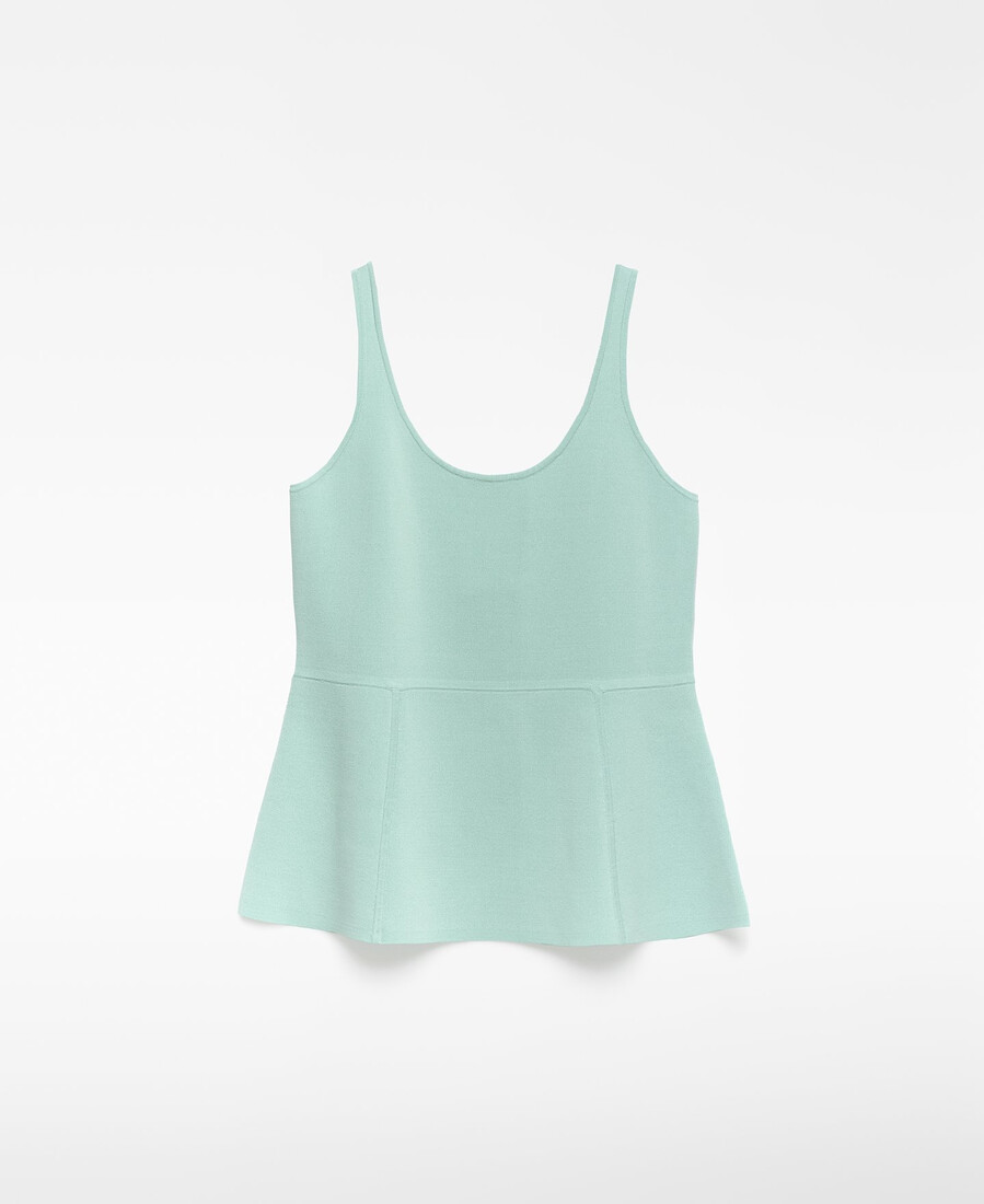 stricktop mit schößchen für damen