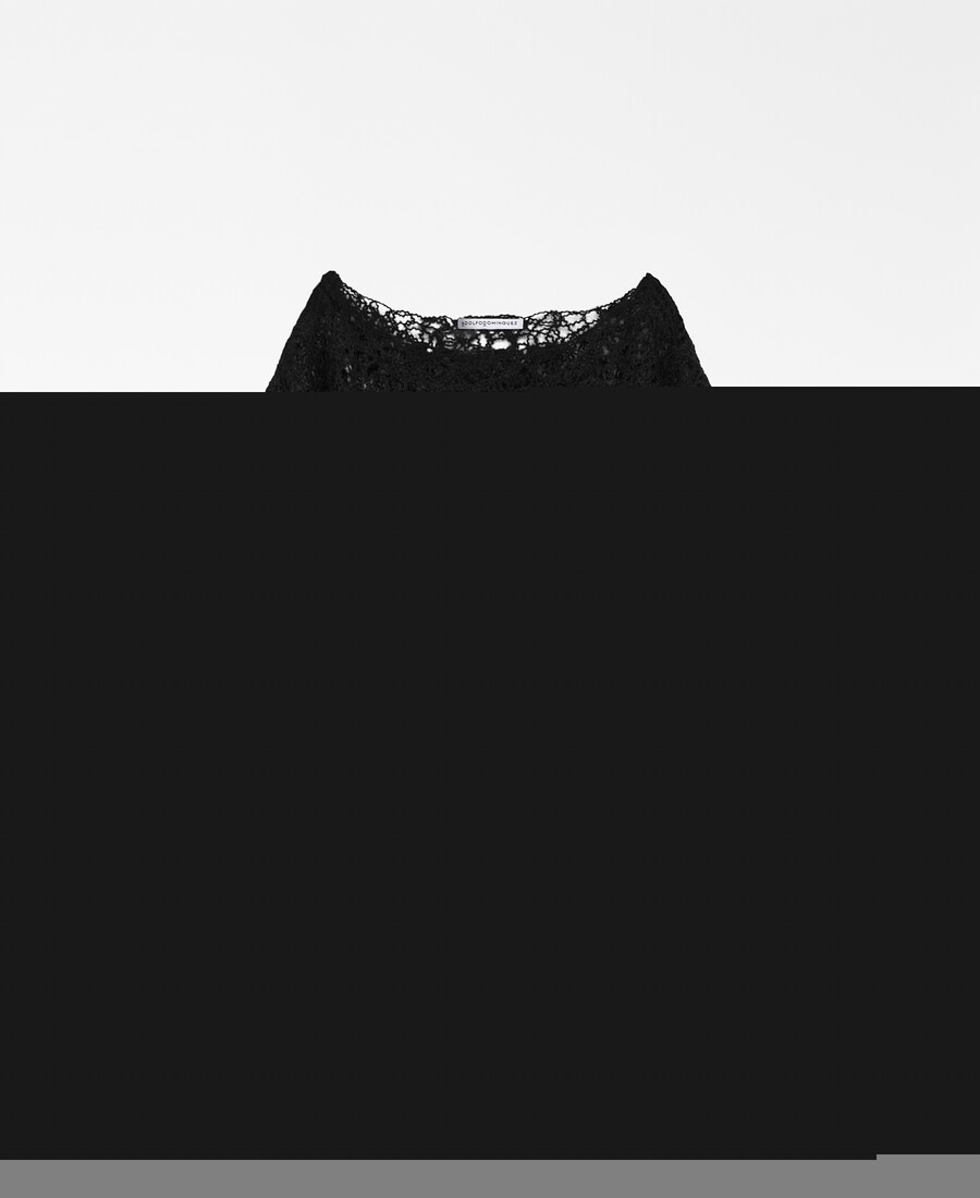 besticktes stricktop für damen
