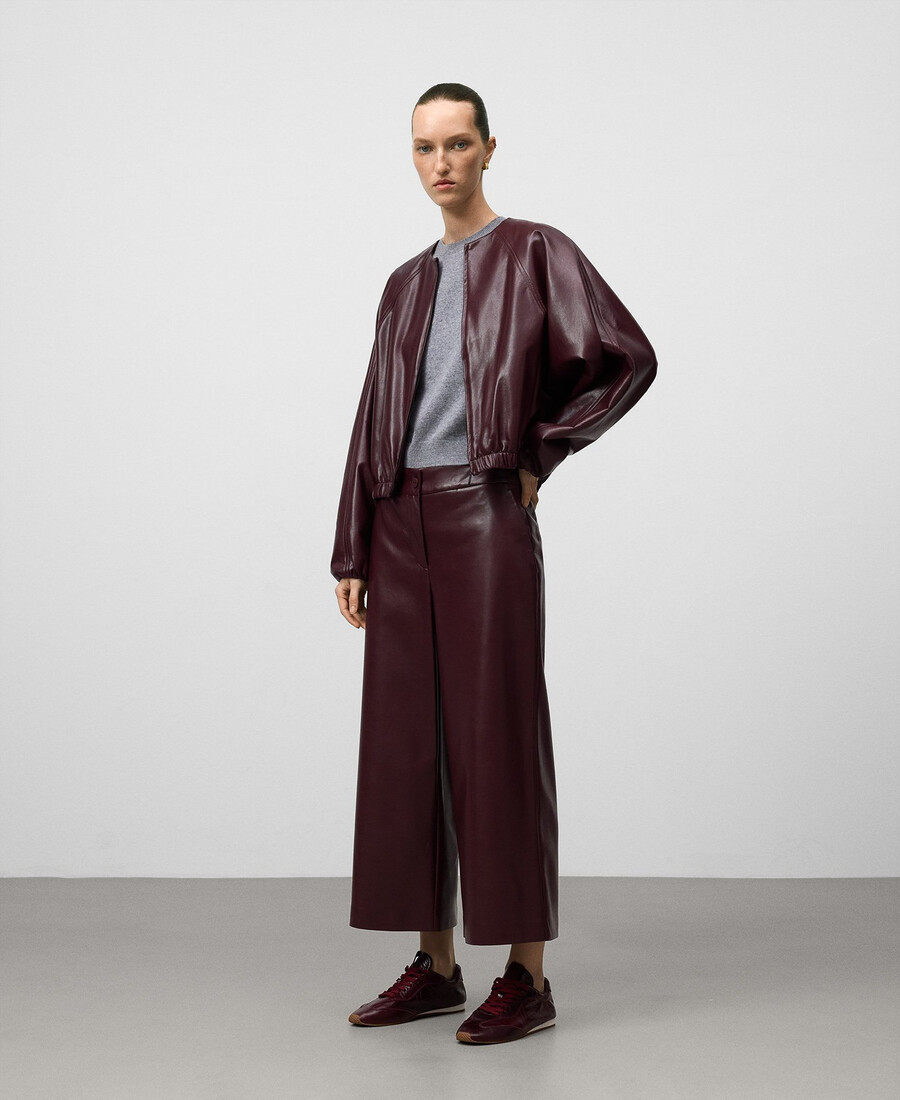 culotte-hose aus nicht-ledernem material für damen