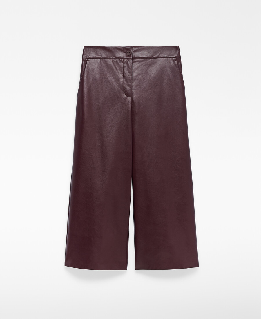culotte-hose aus nicht-ledernem material für damen