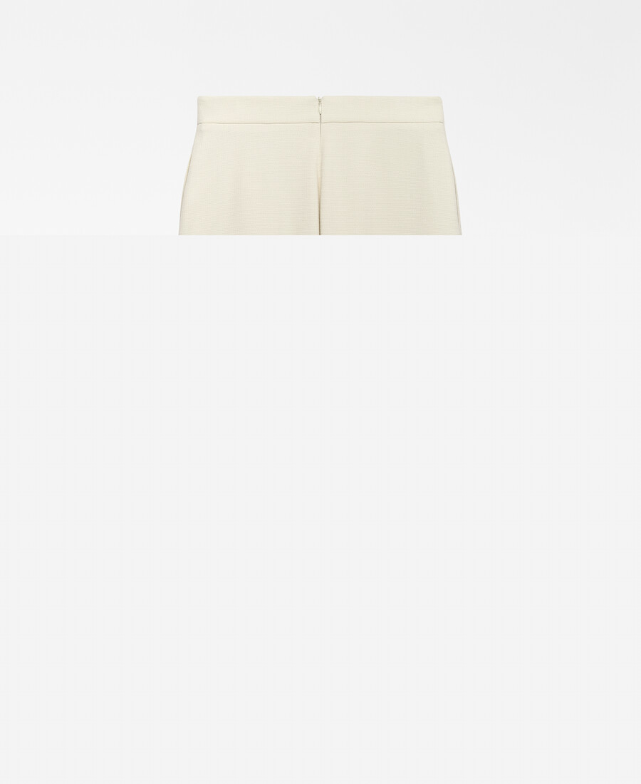 strukturierte culotte-hose für damen