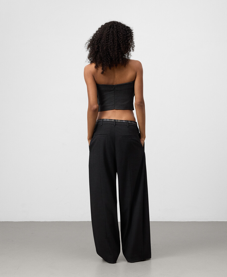 kombinierte asymmetrische hosen für damen