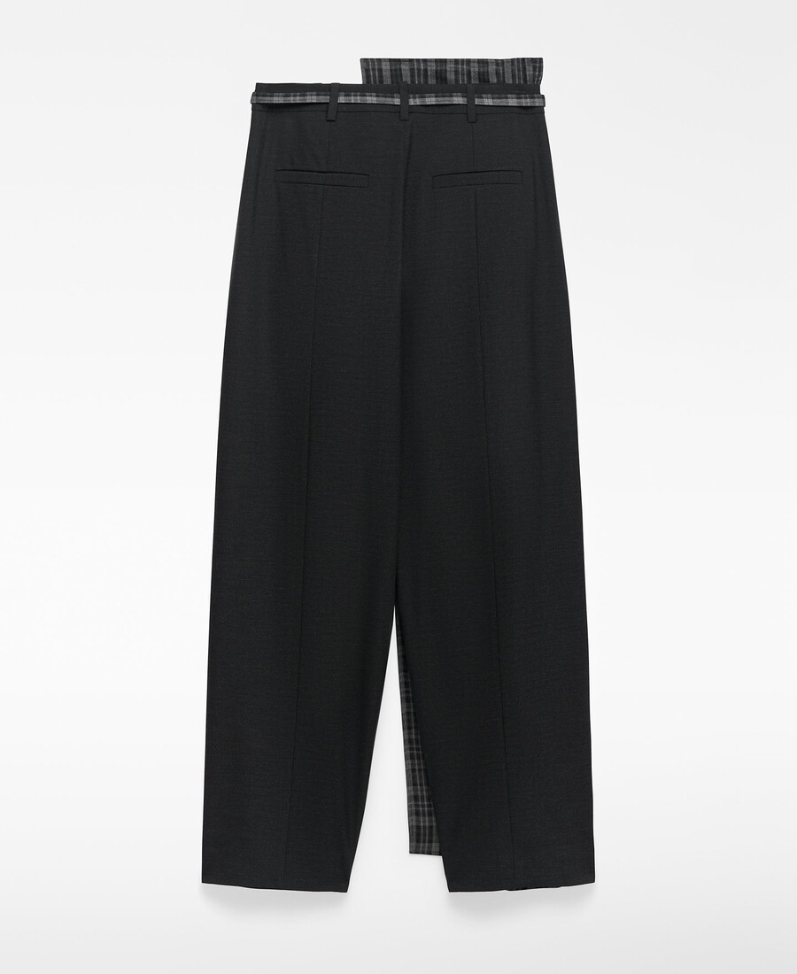 kombinierte asymmetrische hosen für damen