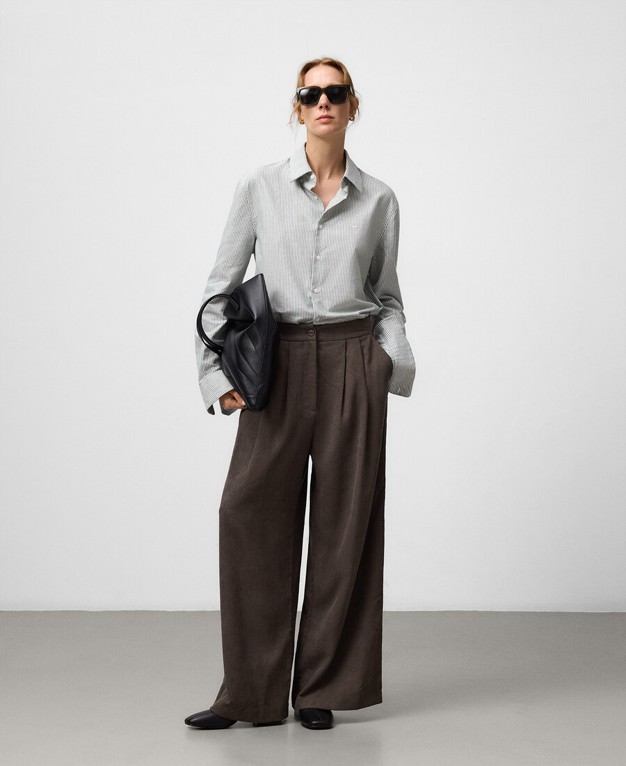 cordhose mit weitem bein für damen