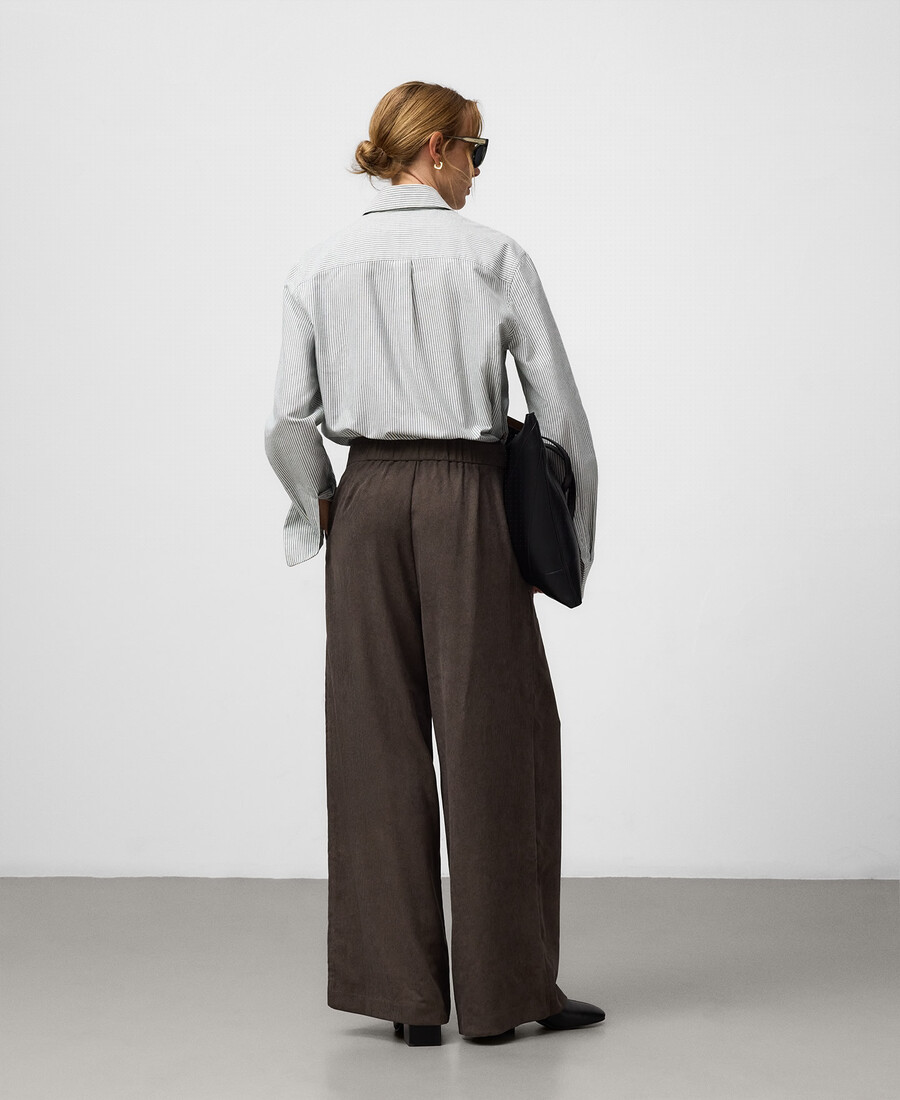 cordhose mit weitem bein für damen