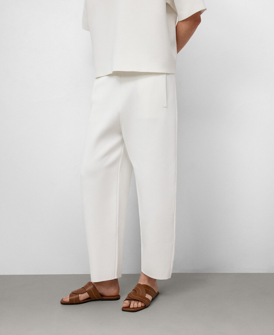 strickhose in fassform für damen