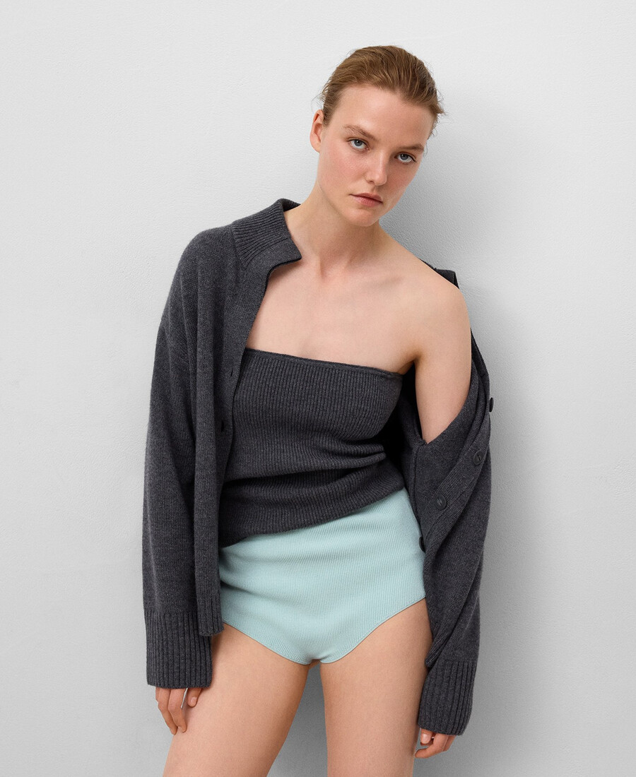 englische rippstrick-culotte für damen