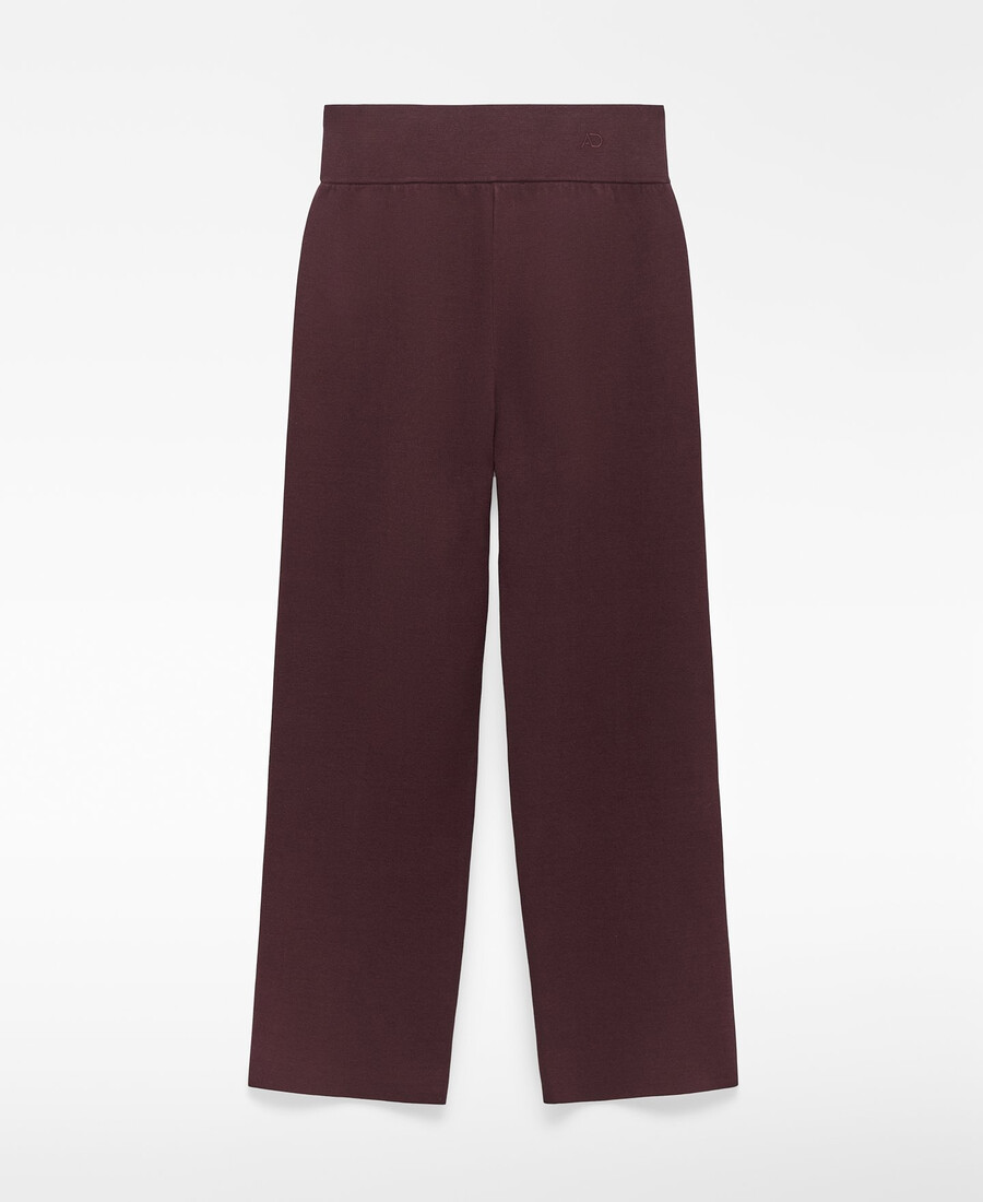 strickhose mit geradem schnitt für damen