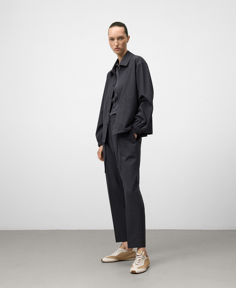 gerade knöchellange hose für damen