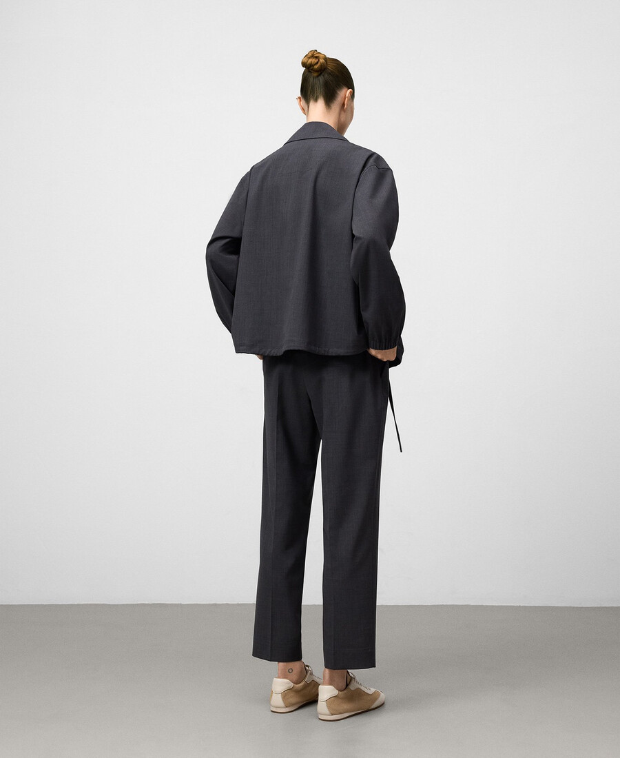 gerade knöchellange hose für damen