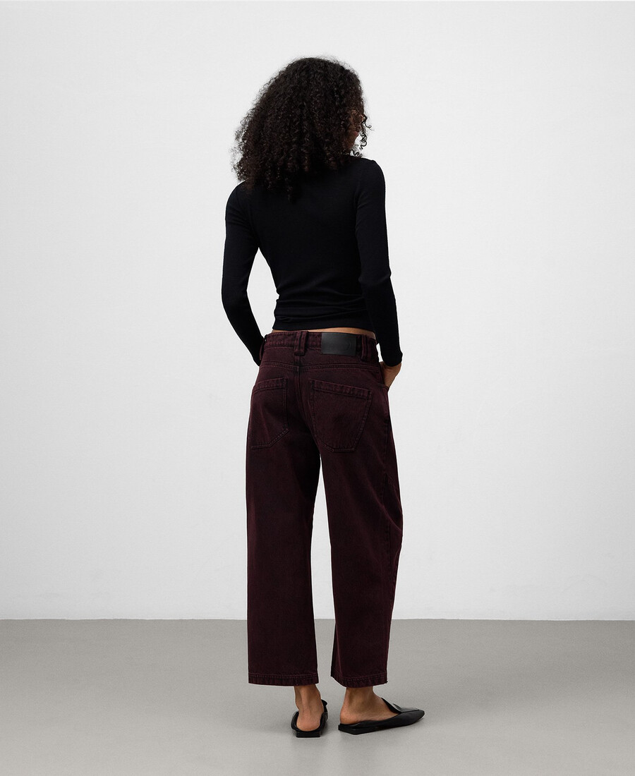 knöchellange gewaschene jeans für damen