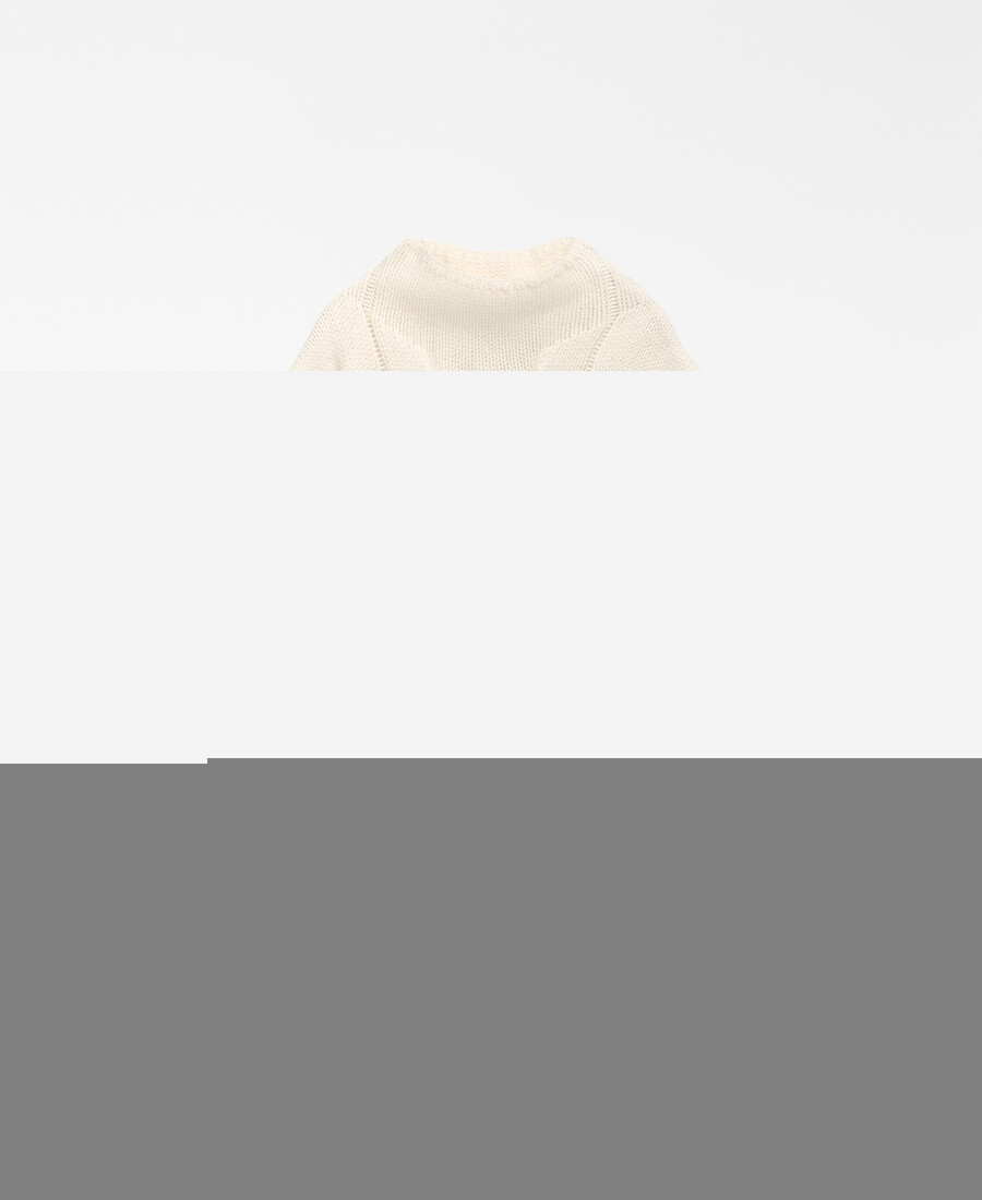woll-zopfstrickweste für damen