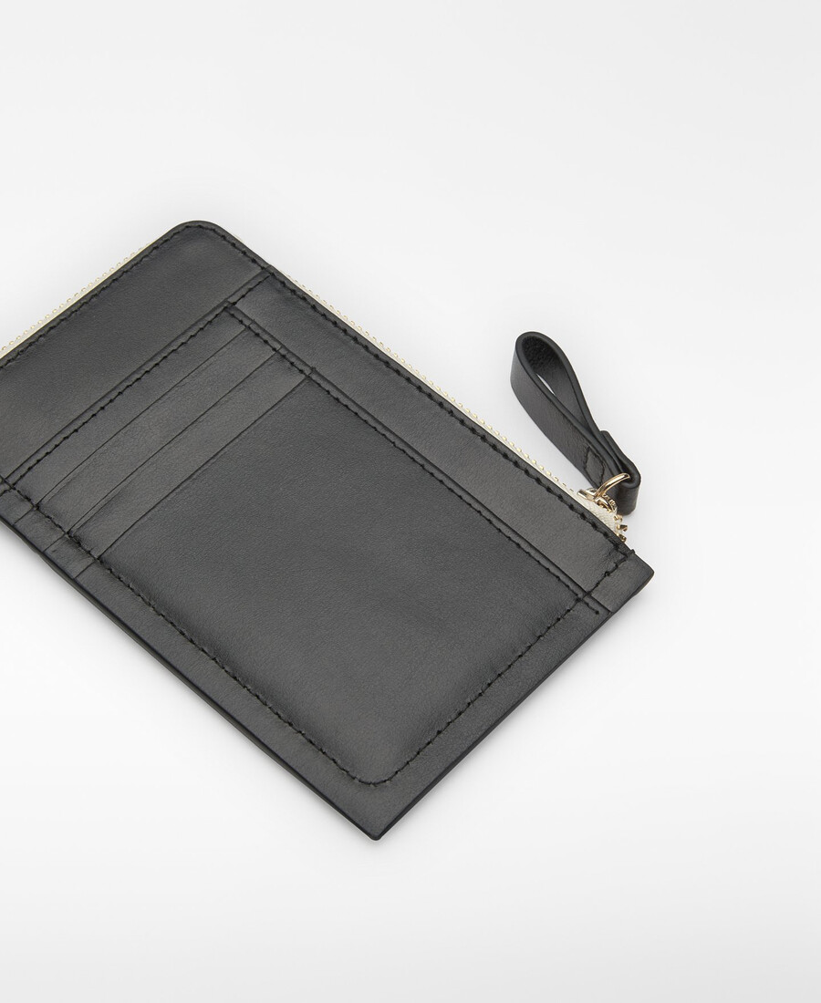 damen-geldbörse aus leder mit landkartenaufdruck