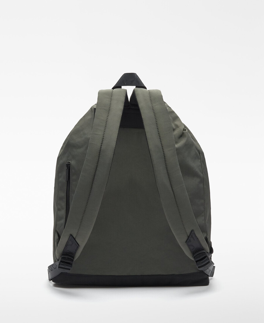 nylon-rucksack mit kordelzug für herren