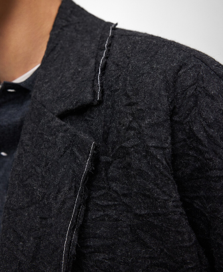 oversize-crinkle-blazer für herren