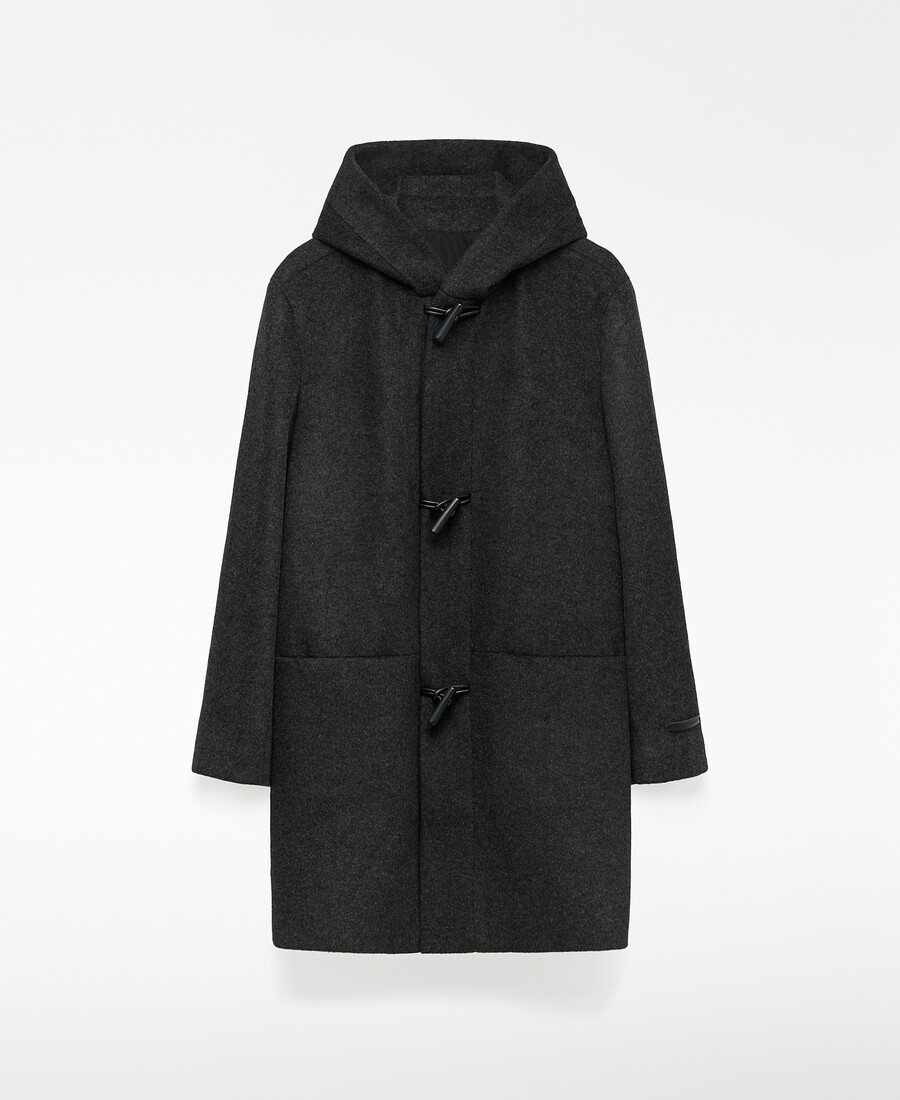 dufflecoat mit kapuze mann