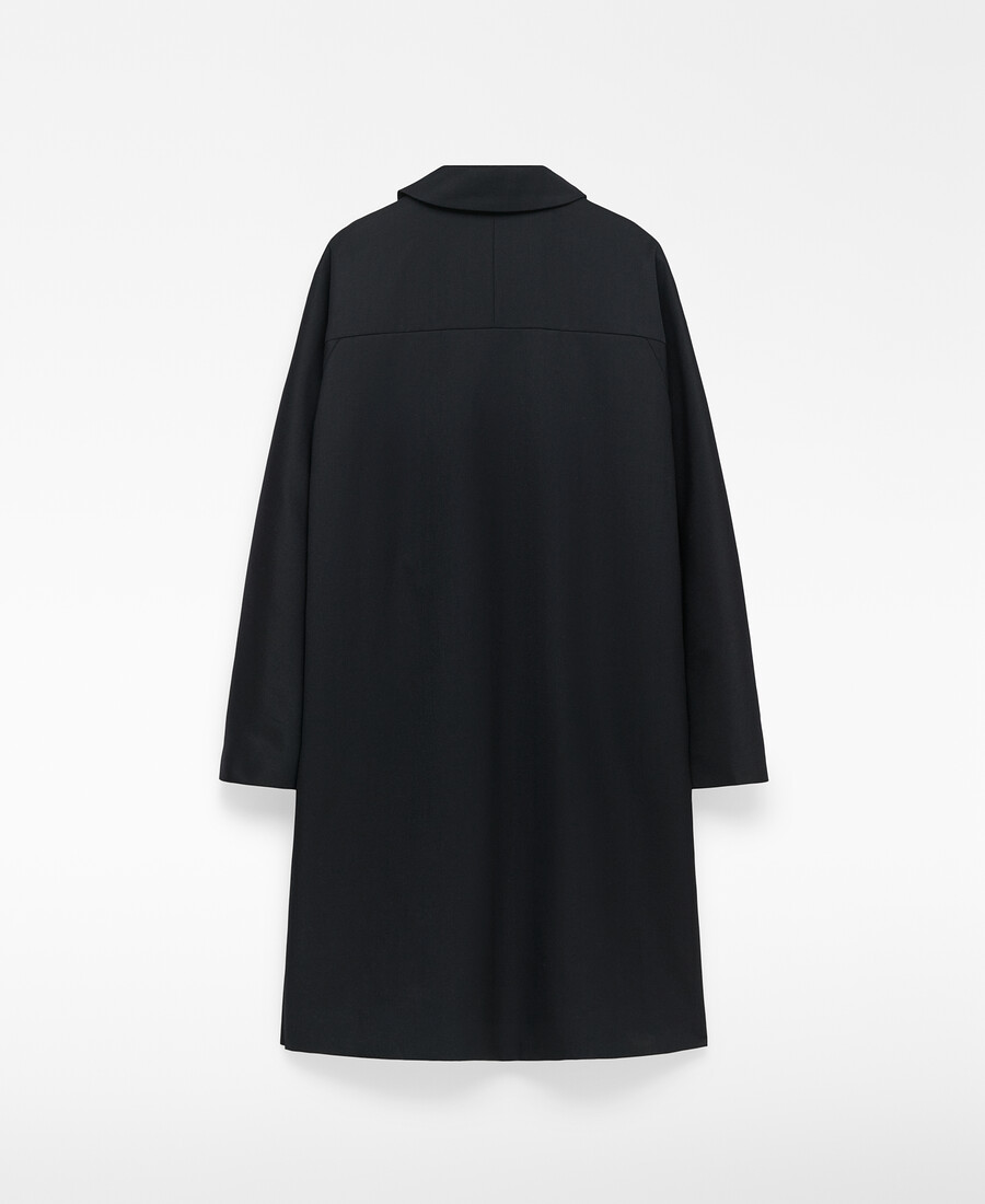 trenchcoat mit gespreiztem kragen für herren