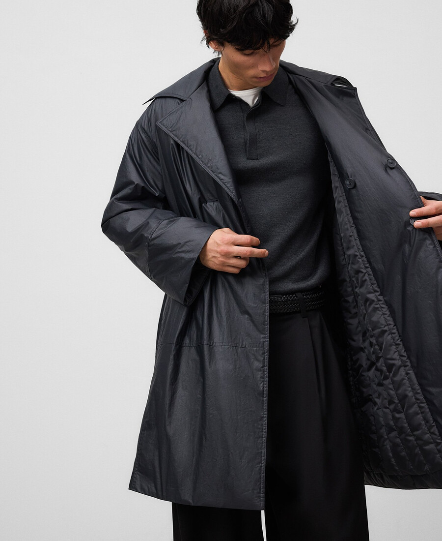 Übergroßer trenchcoat für herren