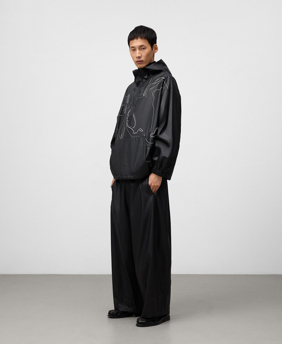 bestickte kapuzenjacke für herren