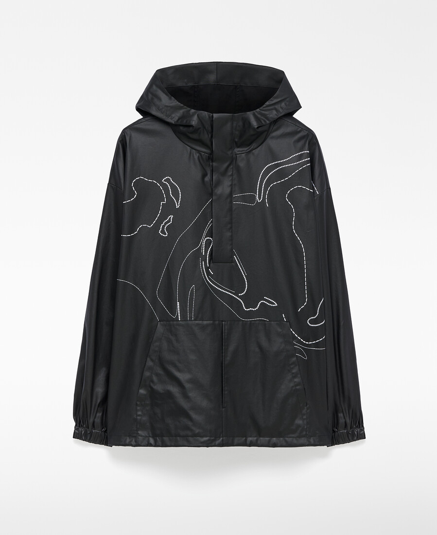 bestickte kapuzenjacke für herren
