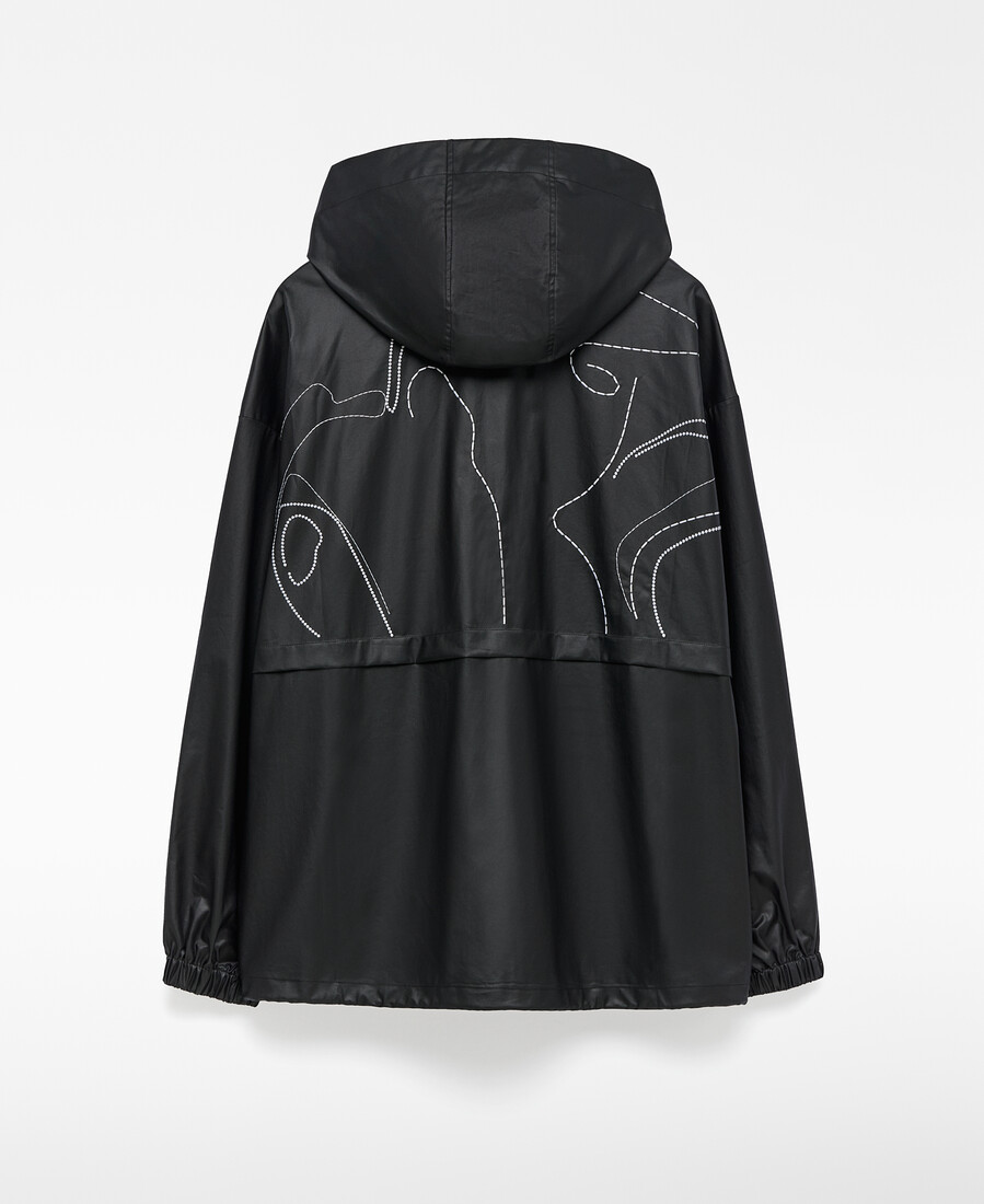 bestickte kapuzenjacke für herren