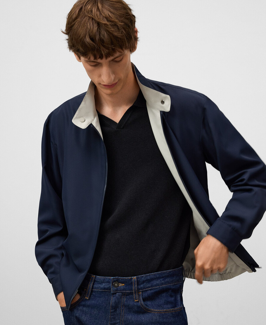 wendejacke aus nylon für herren