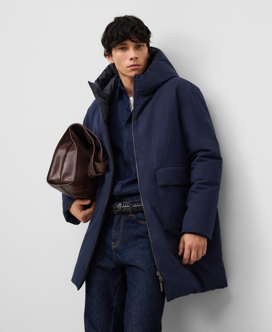 wendbare steppjacke für herren