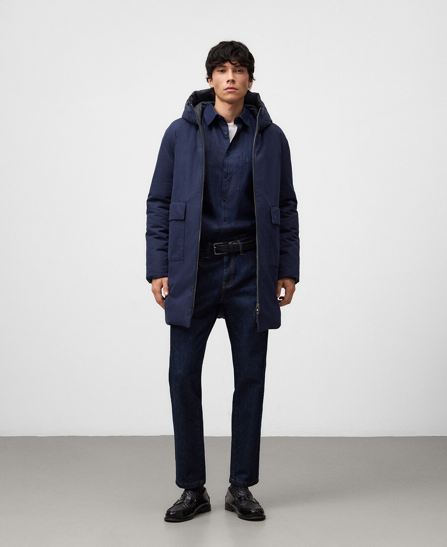 wendbare steppjacke für herren