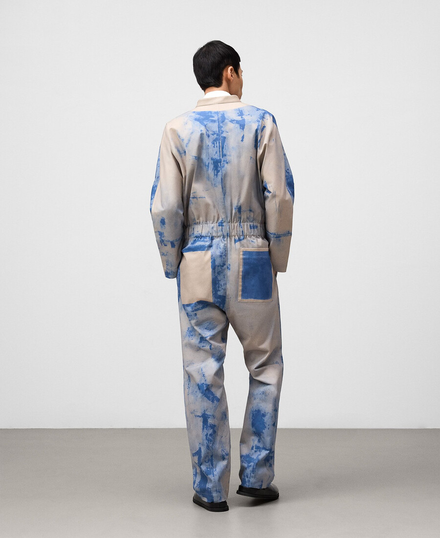jumpsuit im vintage-look mit lockerer passform für herren