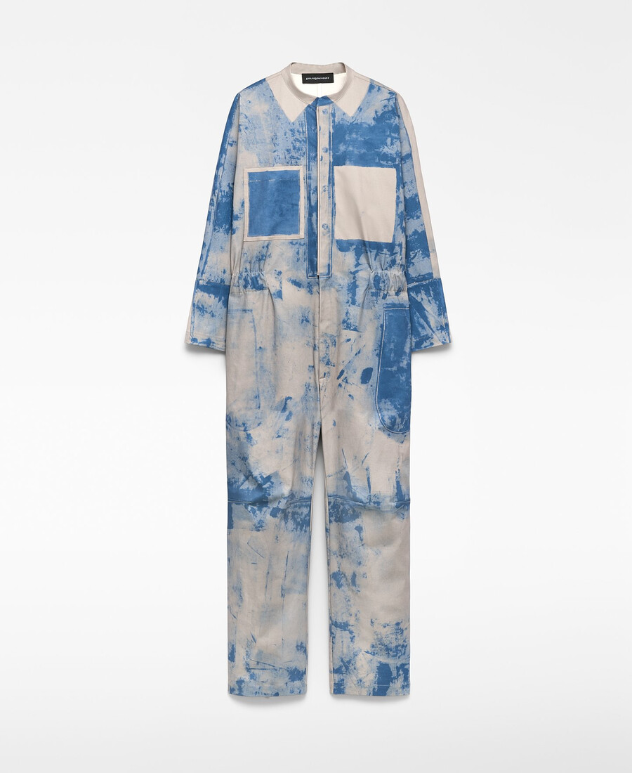 jumpsuit im vintage-look mit lockerer passform für herren