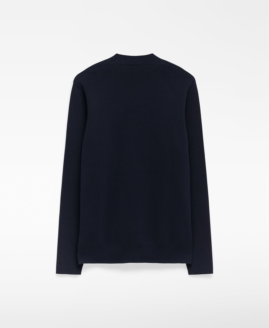 herren-strickjacke mit v-ausschnitt