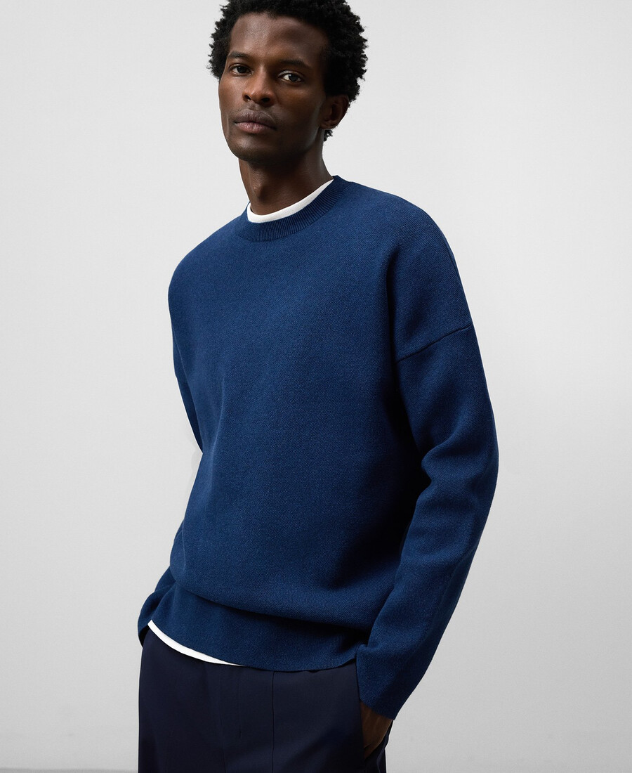 lässiger baumwollpullover für herren