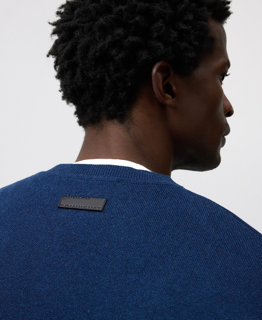 lässiger baumwollpullover für herren