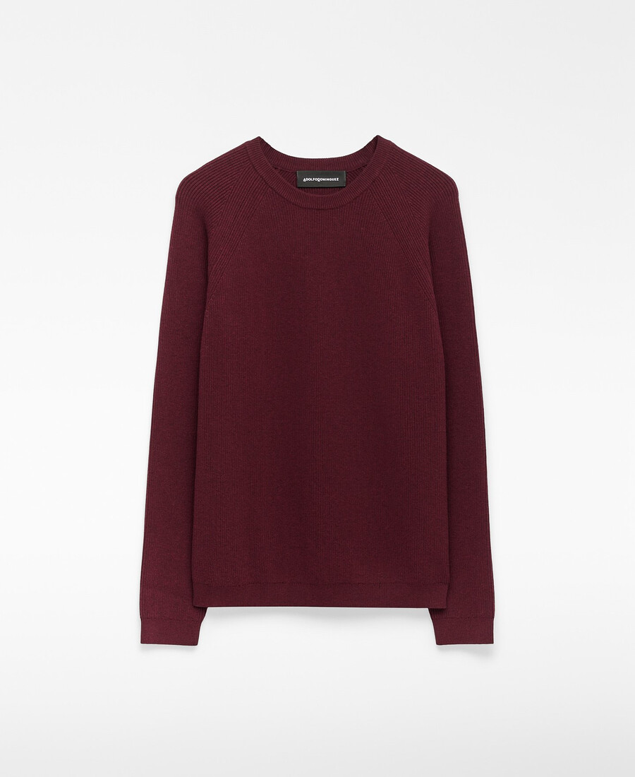 strickpullover mit rundhalsausschnitt für herren
