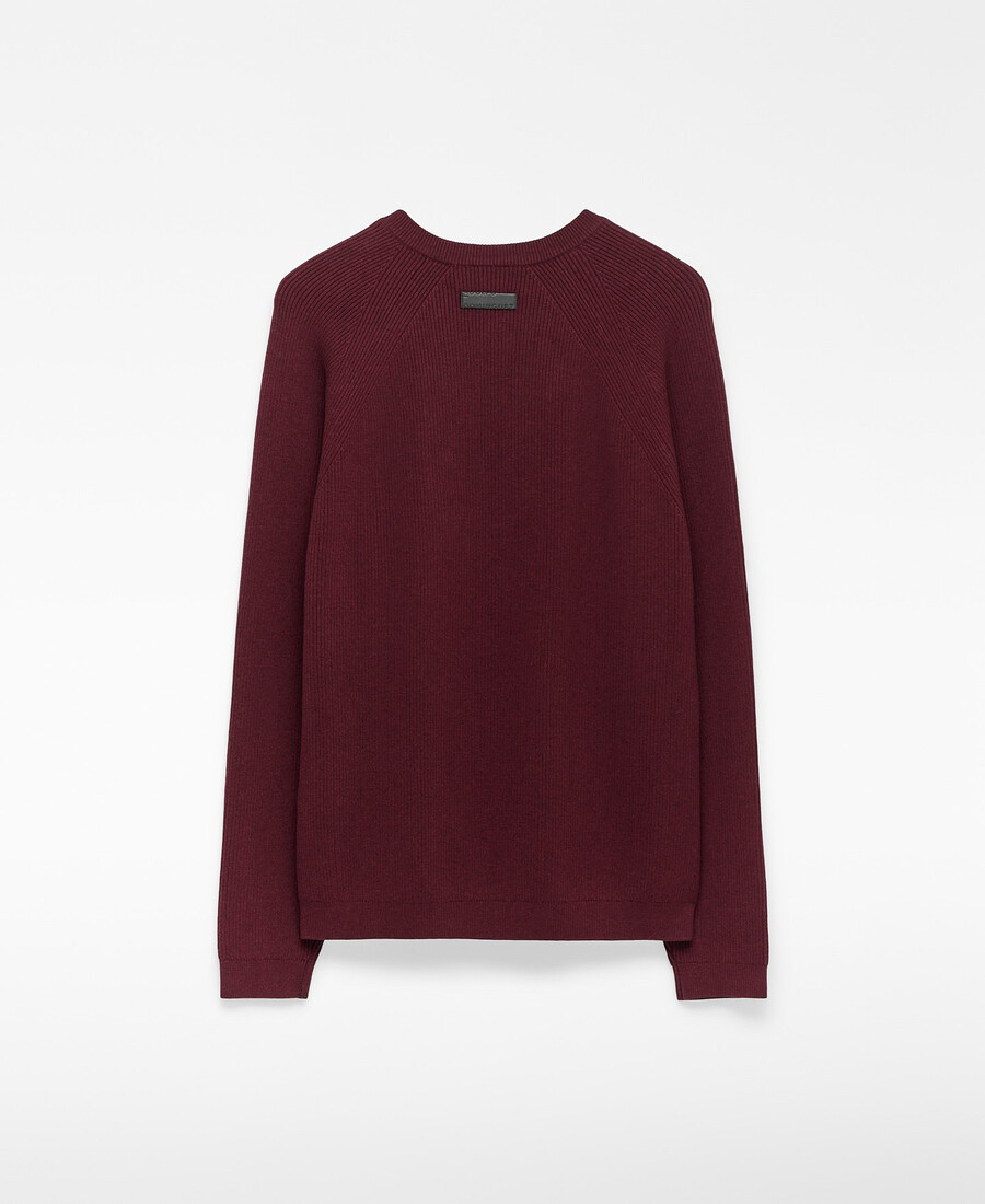 strickpullover mit rundhalsausschnitt für herren