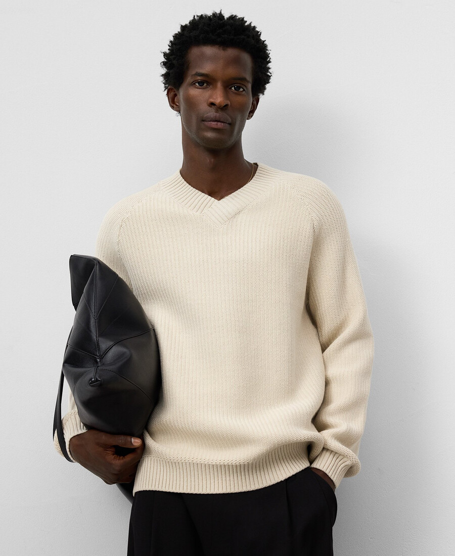 strickpullover mit v-ausschnitt für herren