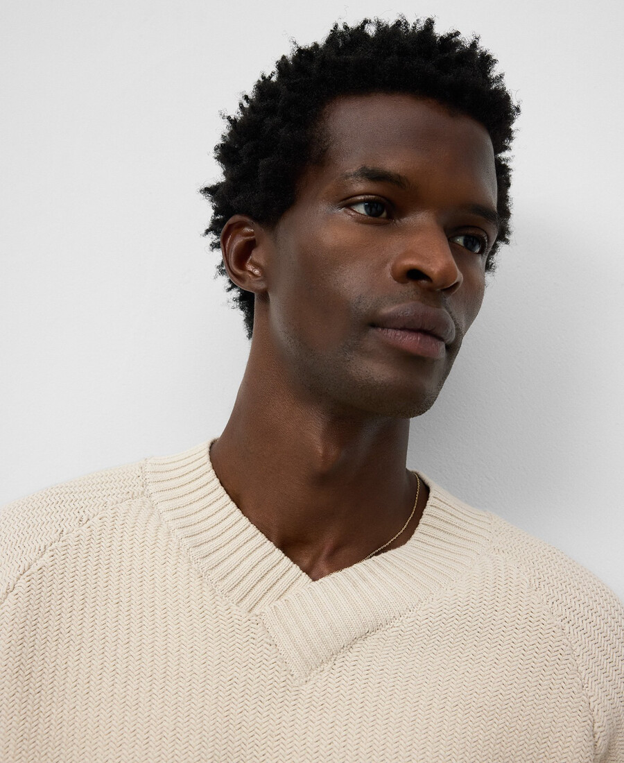 strickpullover mit v-ausschnitt für herren