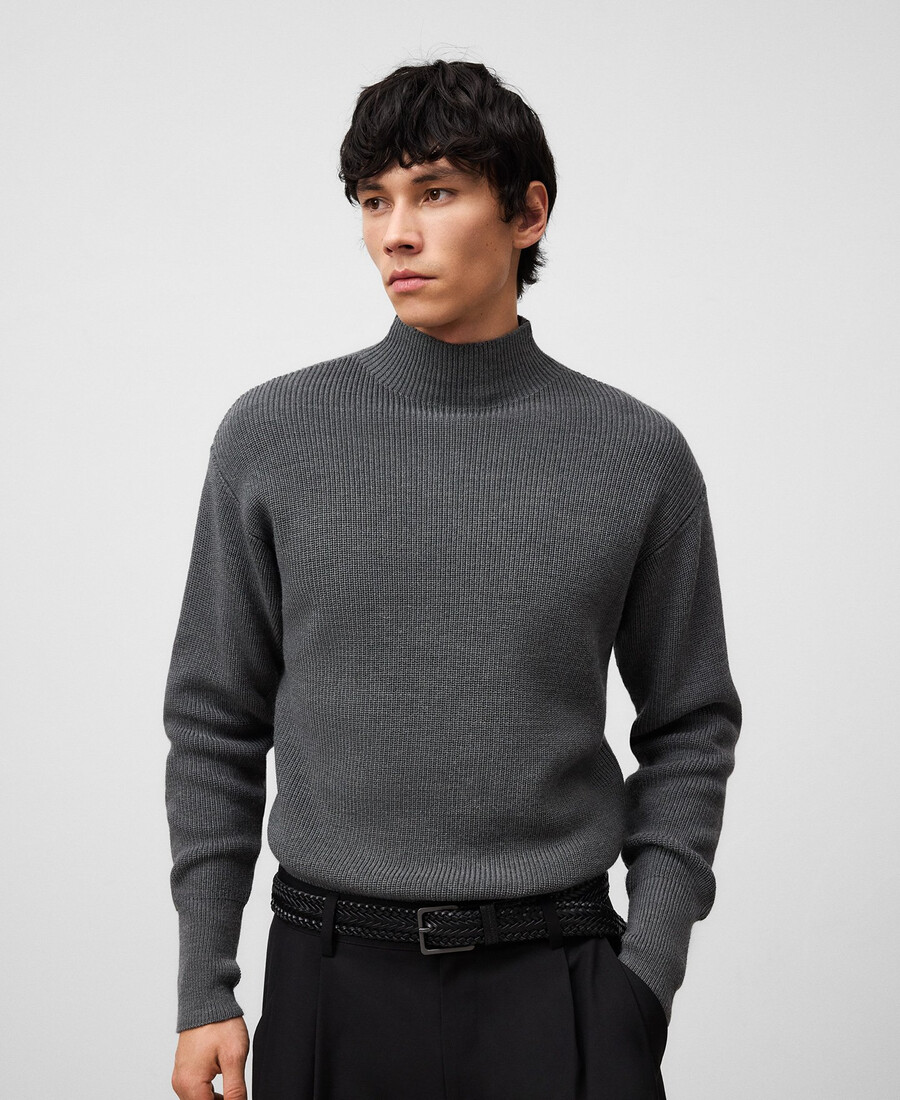 perkins strickpullover mit kragen