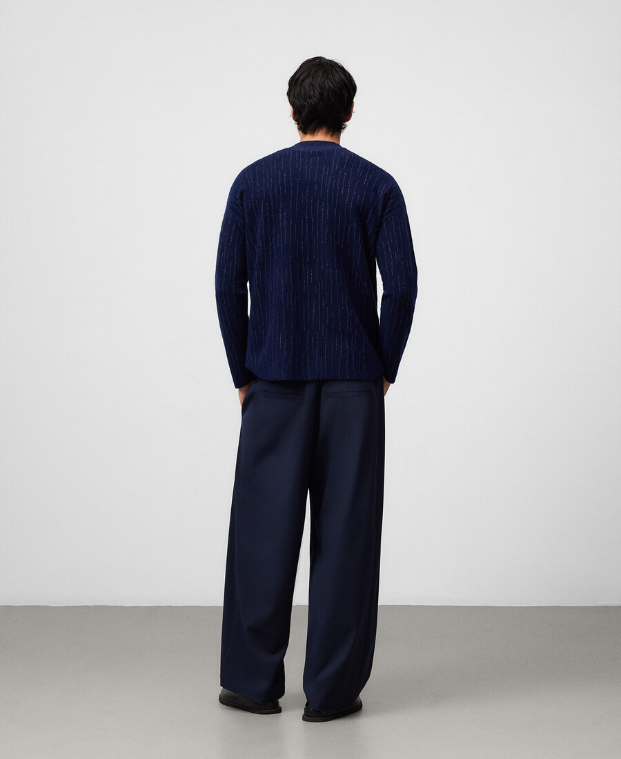 gestreifter strickpullover für herren