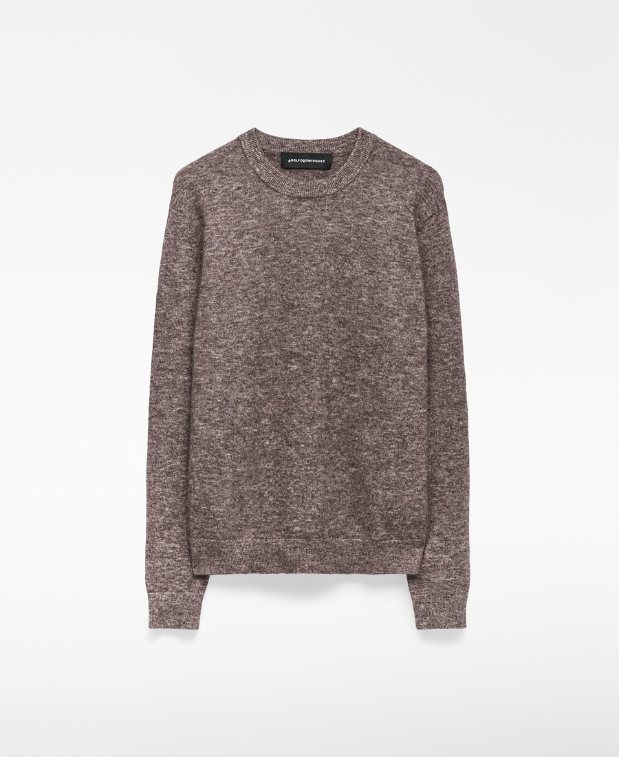 strickpullover aus mohair und wolle