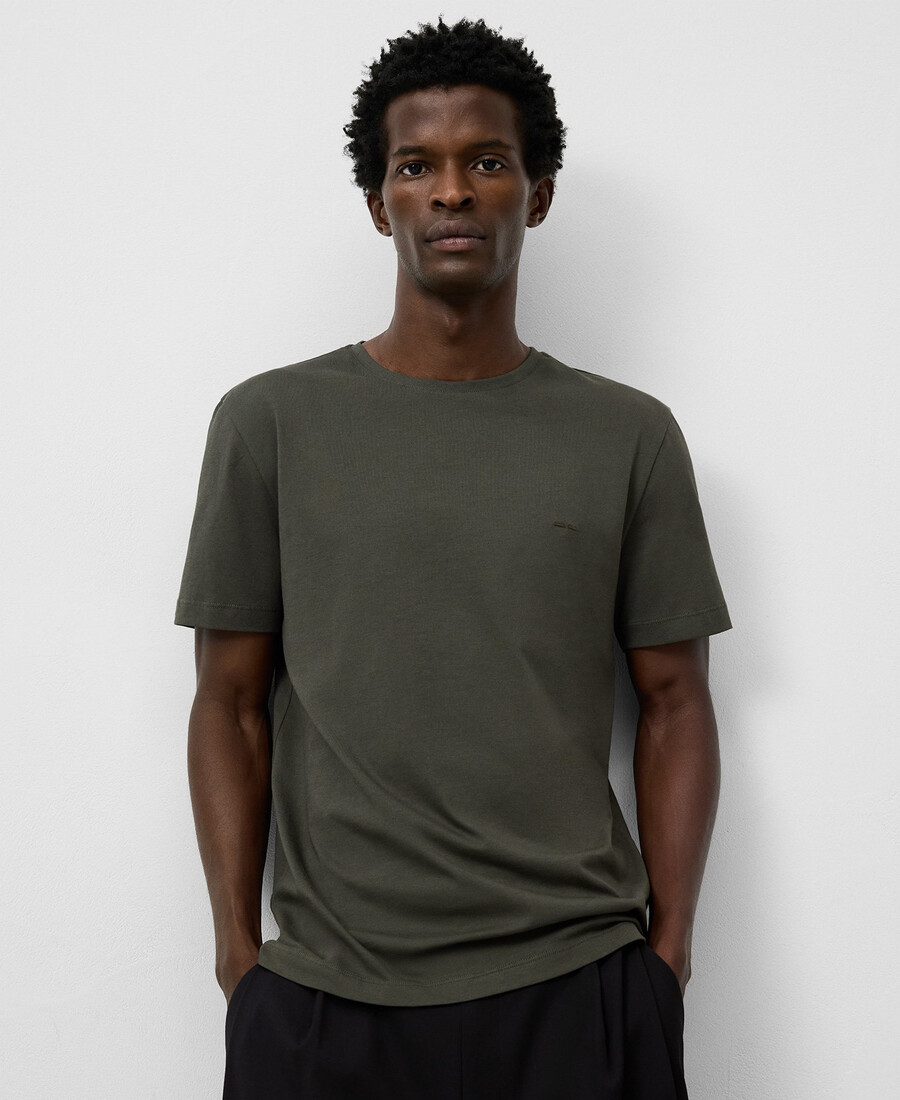 herren-t-shirt aus bio-baumwolle in regulärer passform