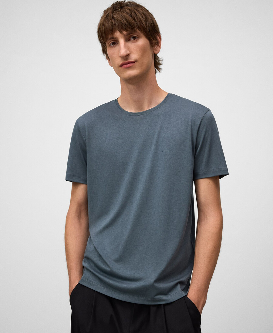 kurzarm-t-shirt für herren in regulärer passform