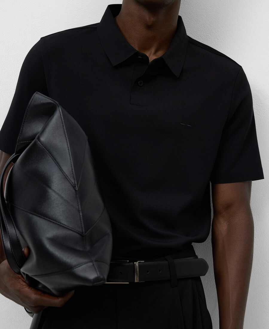 kurzarm-poloshirt für herren in regulärer passform