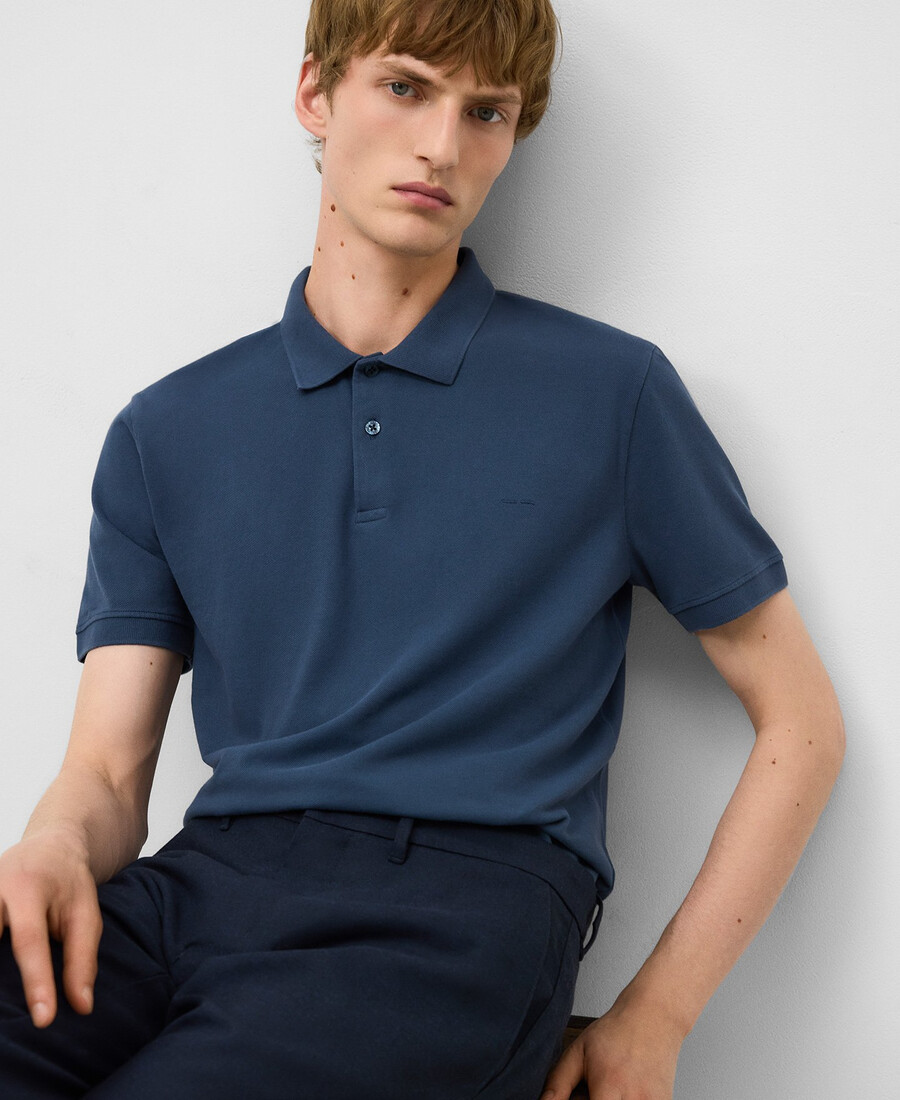 poloshirt aus bio-baumwollpiqué für herren