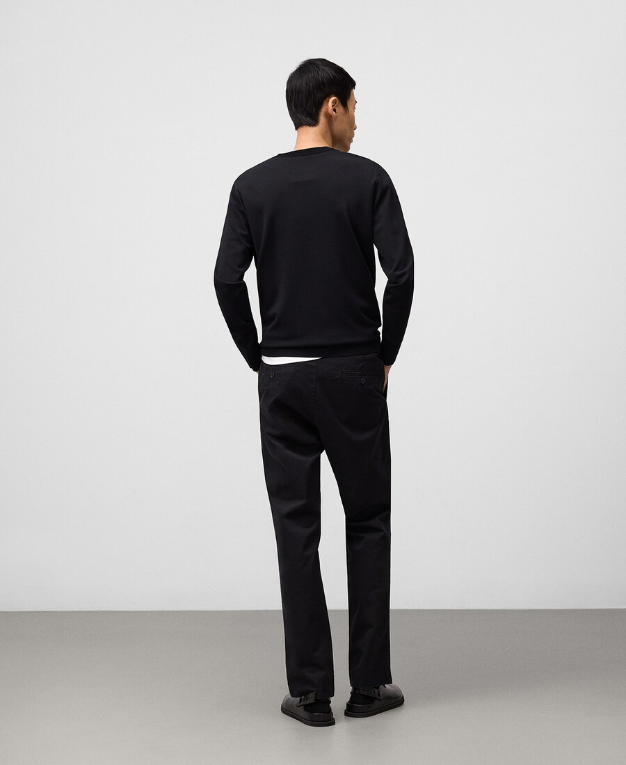 schmal geschnittene chino-hose für herren