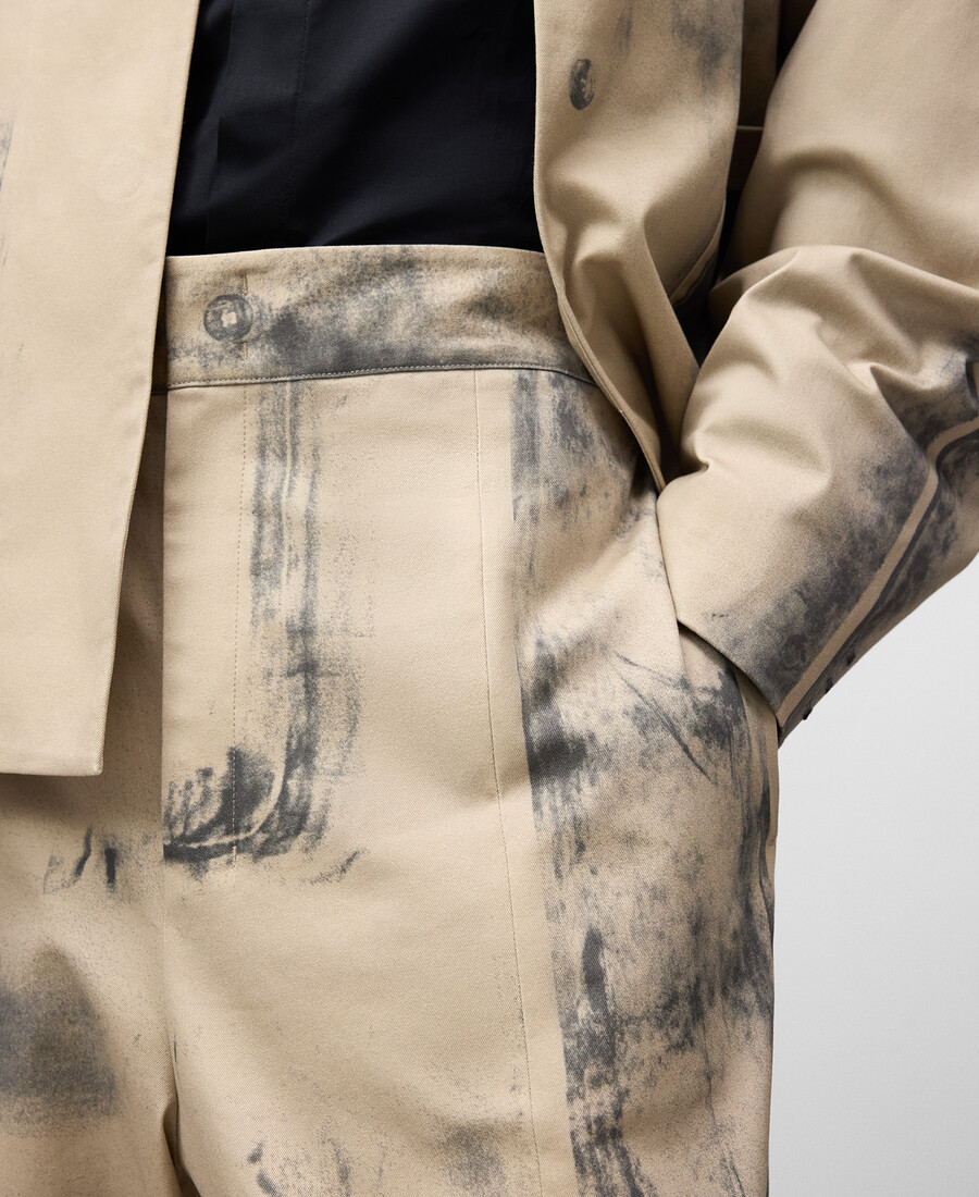 hose im vintage-look fassförmig geschnitten für herren