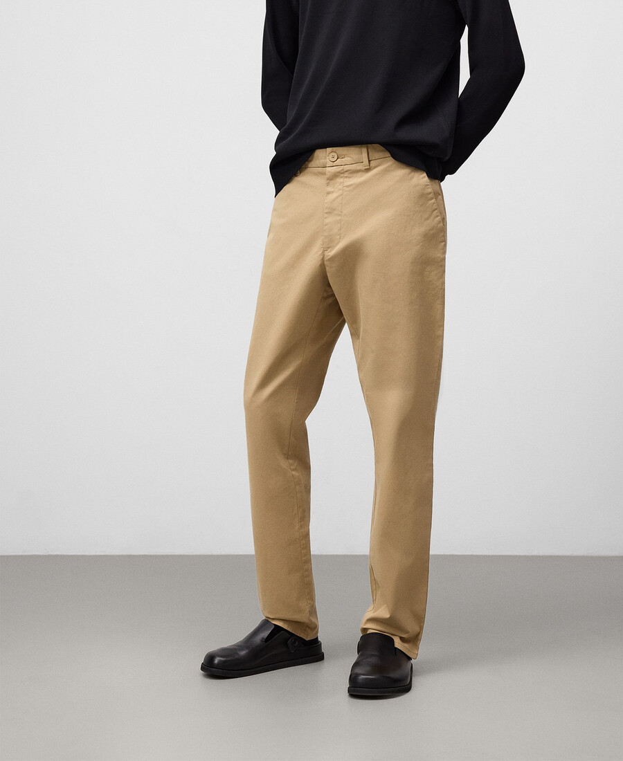 chino-hose für herren in regulärer passform