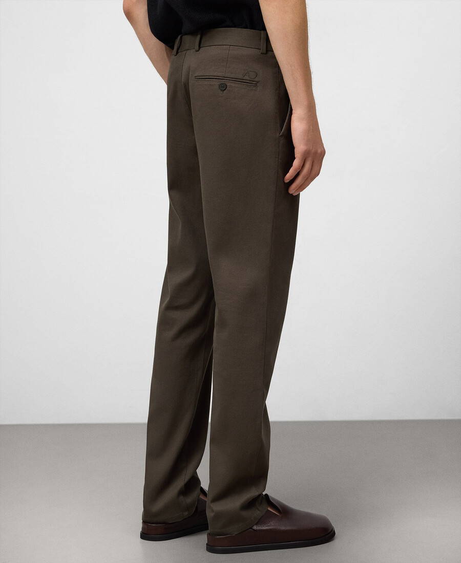 chino-hose für herren in regulärer passform