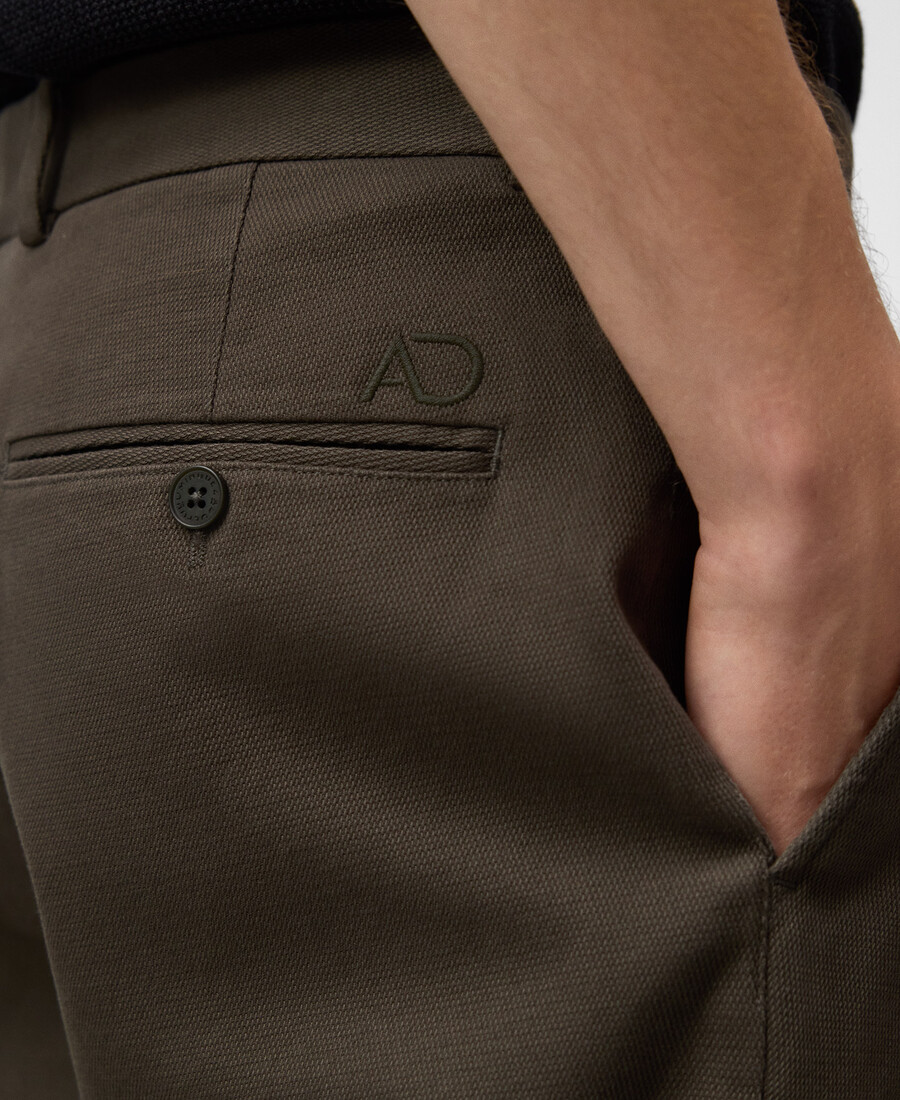 chino-hose für herren in regulärer passform