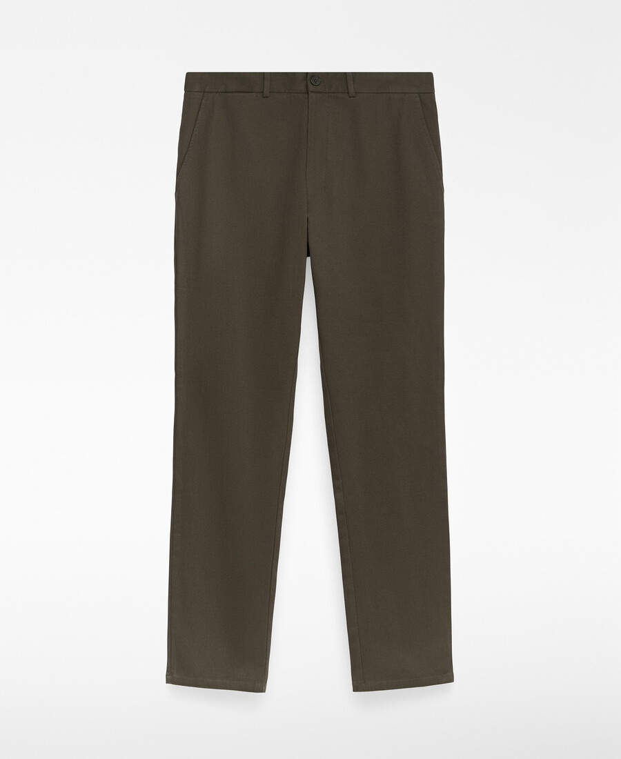 chino-hose für herren in regulärer passform